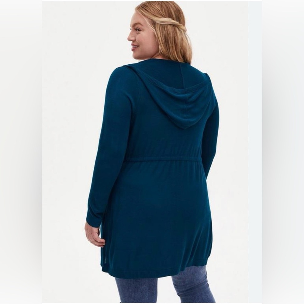 Torrid Teal Sweater Cardigan size 0 #A